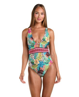 Paradise Heat Reversible V Plunge One Piece