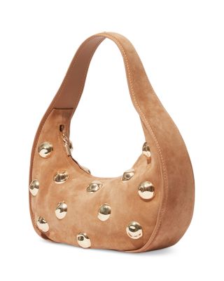 Finn Studded Suede Shoulder Bag