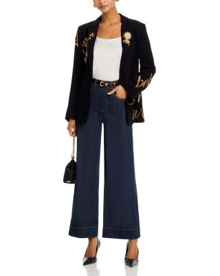 Sequinned Graphic Blazer