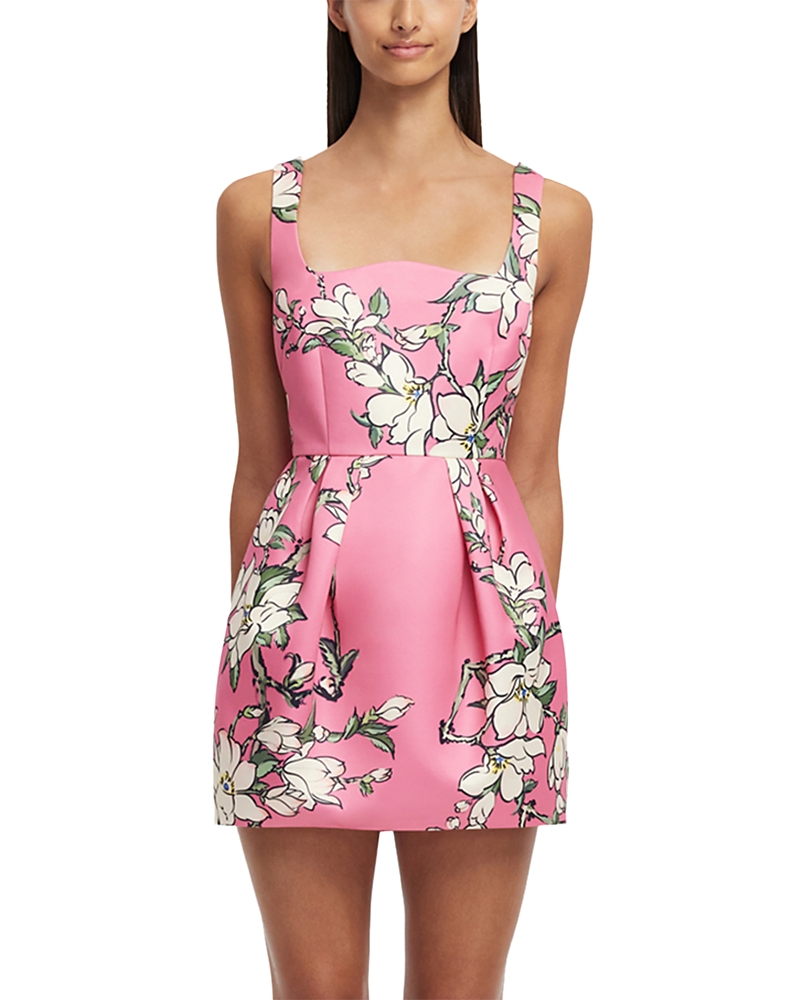 Leo Lin Piper Minidress In Pink
