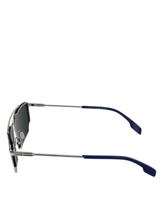 Metal Lines Titanium Navigator Sunglasses, 59mm