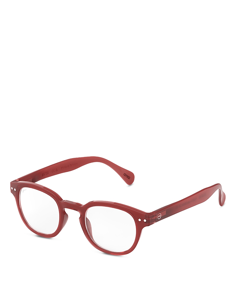 Izipizi Square Reading Glasses, 45mm In Red