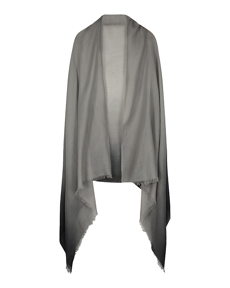 Sofia Cashmere Cashmere Ombre Scarf In Gray