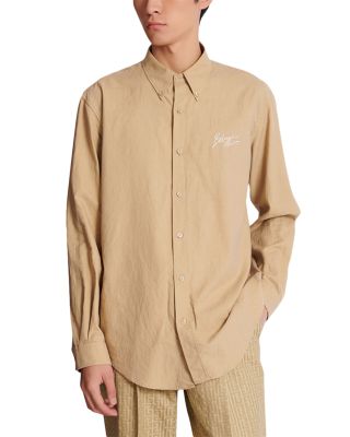 Logo Oxford Button Shirt