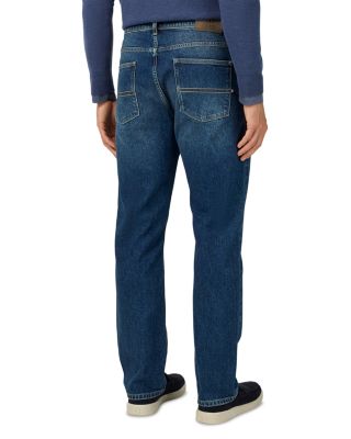 Straight Fit Jeans in Dark Blue