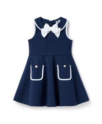 Girls' The Classic Bow Ponte Dress - Baby, Little Kid, Big Kid