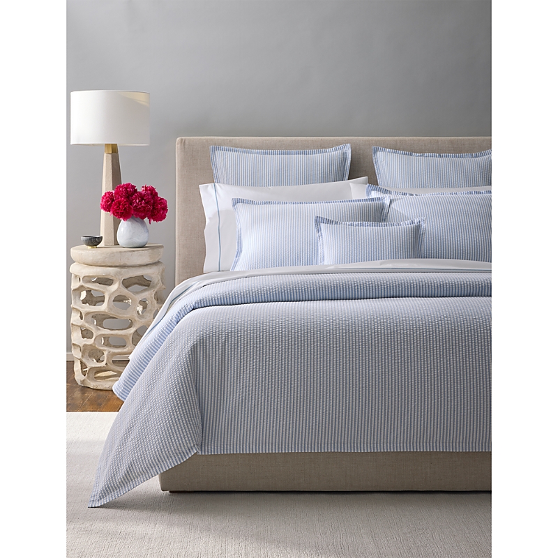 Matouk Matteo King Sham In Blue