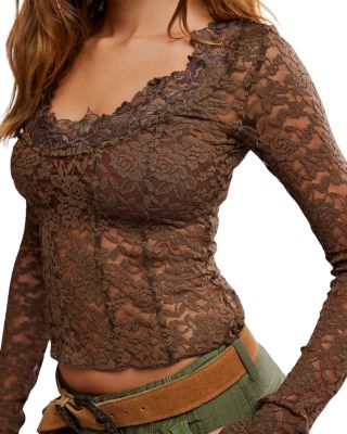 All Night Sheer Floral Top