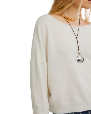 See Me Pullover Boatneck Sweater