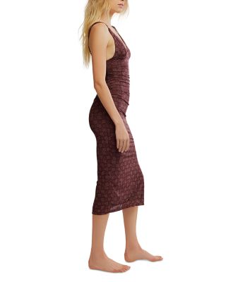 Long Live Printed Mesh Dress