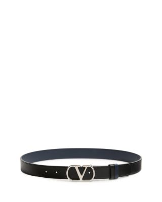 Reversible Leather Monogram Belt