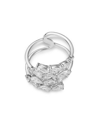 Luxe Collection Certified Lab Grown Diamond Pear Coil Ring in 14K White Gold, 2.0 tcw
