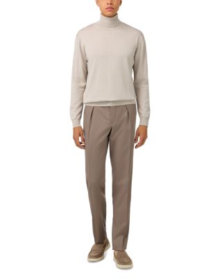 Regular Fit Flannel Trousers