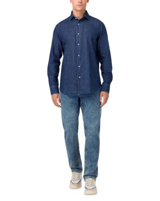 Straight Fit Jeans in Medium Blue