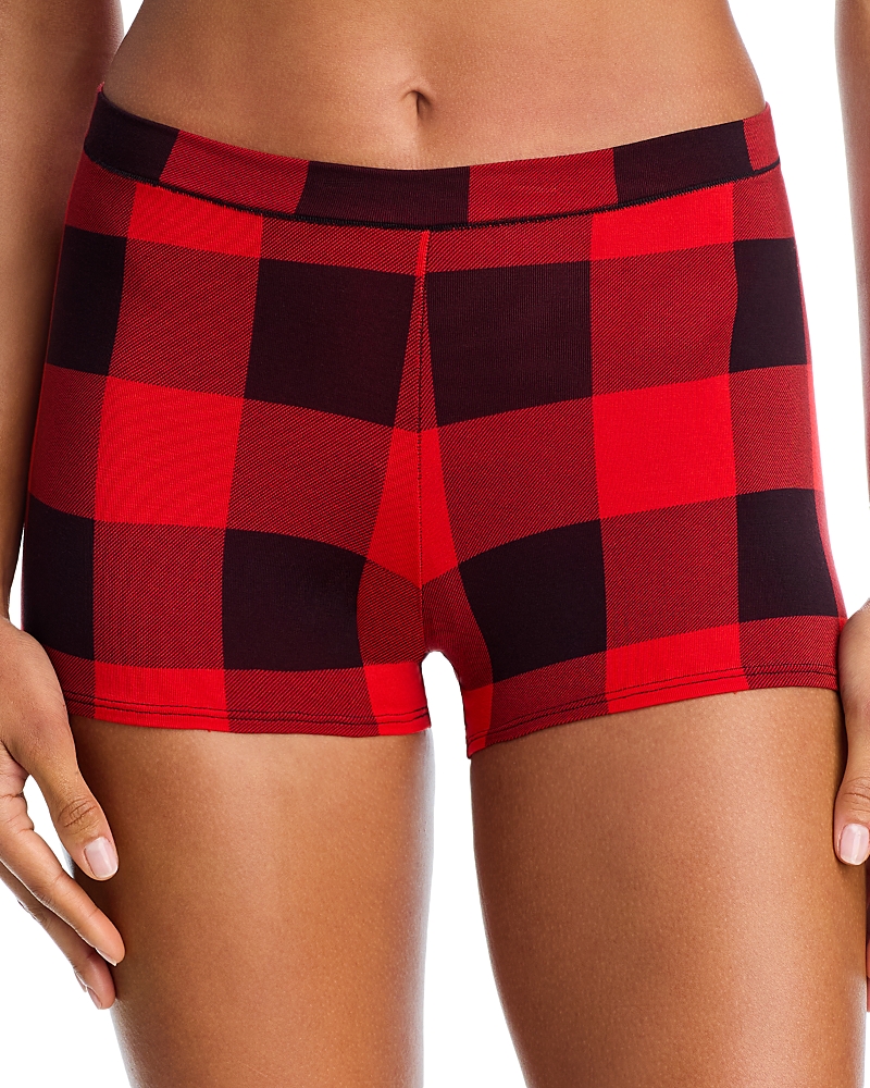 Meundies Ultramodal Feelfree Boyshorts In Red
