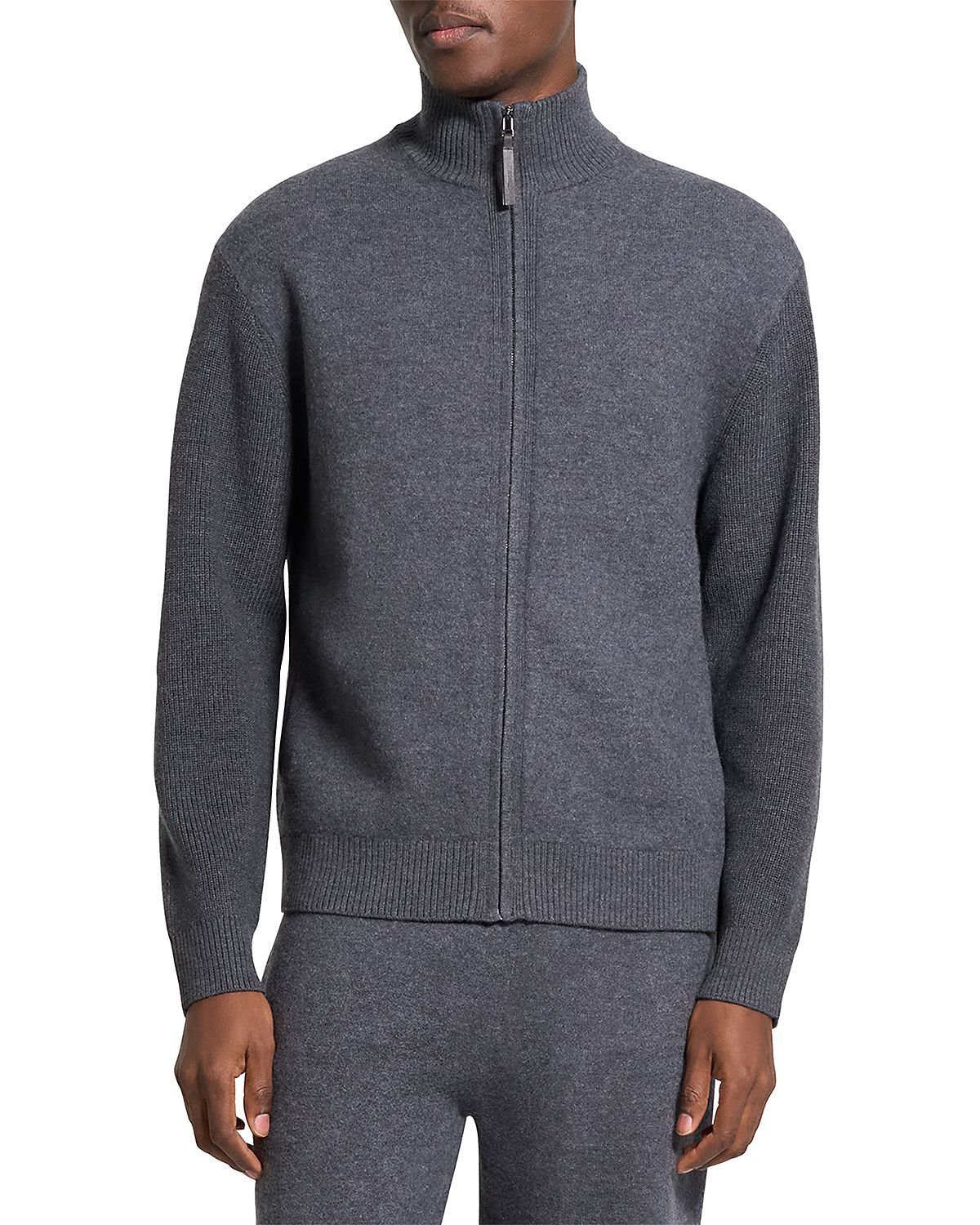 Theory Long Sleeve Relaxed Fit Wool Turtle Neck Sweater