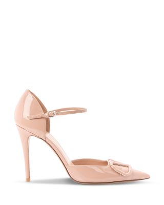 Women's VLogo d'Orsay Patent Leather Pumps