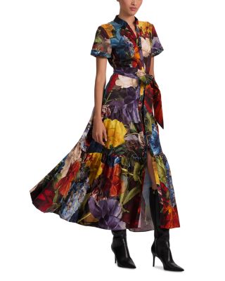 Lucy Roll Sleeve Midi Dress