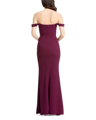 Melania Off-the-Shoulder Gown