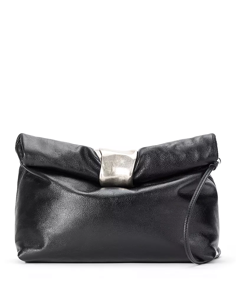 Staud Leather Cuff Clutch