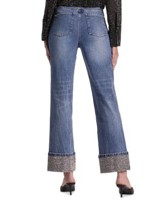 High Rise Straight Jeans in Brooklyn Blue