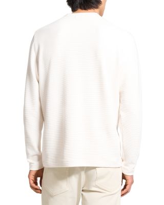 Delroy in Studio T Jacquard Relaxed Fit Long Sleeve Tee