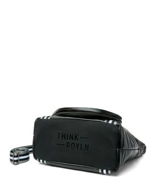 Love Royln Large Quilted Nylon Tennis Bag