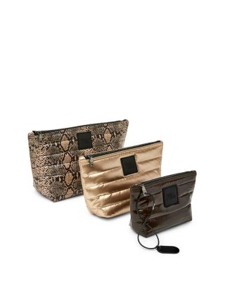 Travel Trio Quilted Nylon Travel Organizer Bags, Set of 3