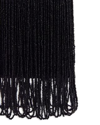 Valentina Mini Beaded Satin Shoulder Bag