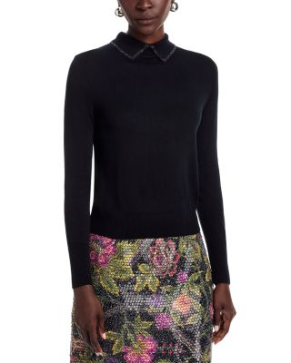 Dove Shirt Collar Sweater