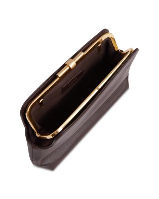 Bethany Leather Frame Clutch