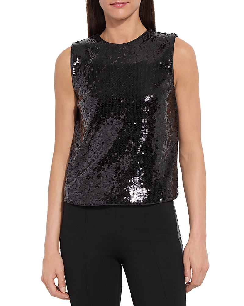 Lyssé Lysse Adaline Sequin Shell Top In Black