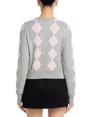 Windsor Argyle Cardigan Sweater 