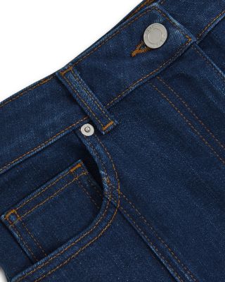 June Mid Rise Flare Pin Stitch Jeans in Blue