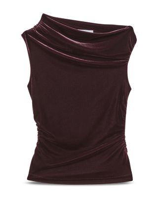 Demi Off the Shoulder Velvet Top