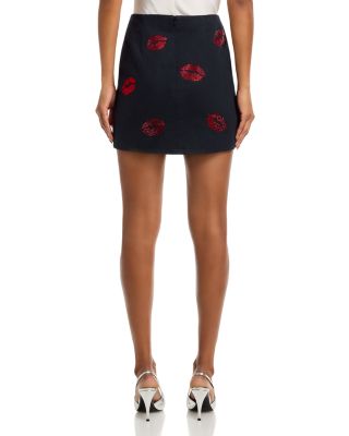 Kissing Booth Denim Mini Skirt 