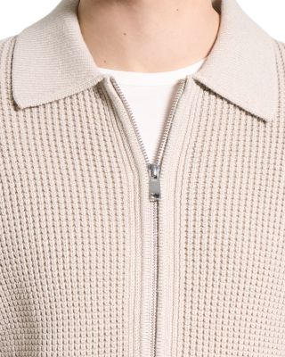 Gary Collar Relaxed Fit Full Zipper Sweater