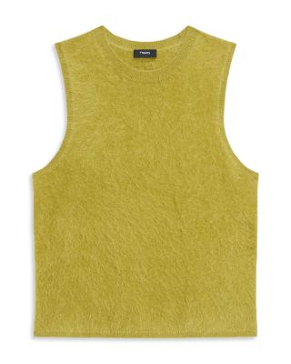 Brushed Crewneck Shell Top in Cashmere