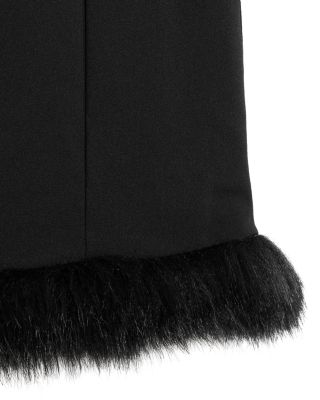 Girls' Feather Trim Dress, Big Kid - Exclusive