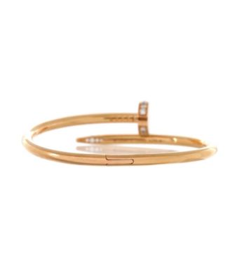  Classic Juste un Clou Bracelet 18K Rose Gold with Diamonds