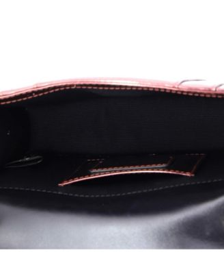  Small Serpenti Forever Square Shoulder Bag Metallic Leather