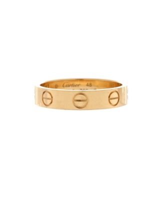  Love Wedding Band Ring 18K Gold