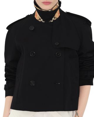 Haltye Cropped Trench Jacket