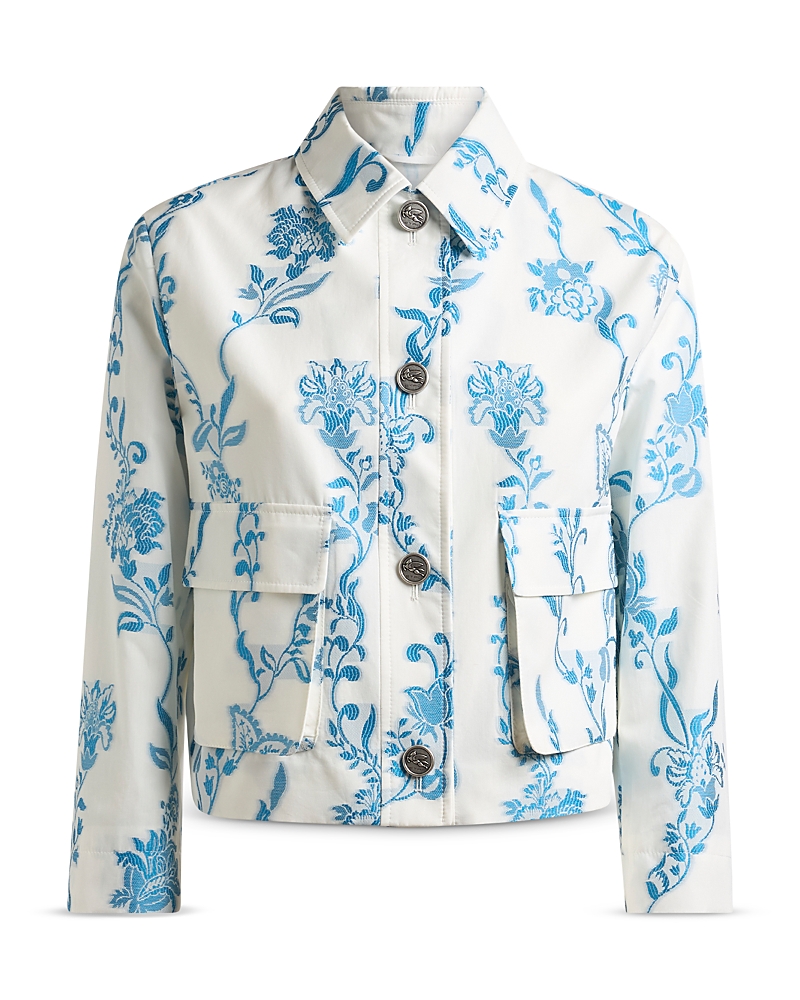 Etro Jacquard Cropped Jacket