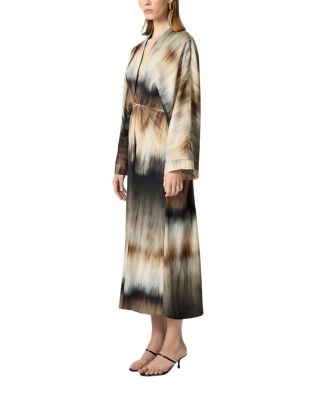 Tie-Dye Patterned Maxi Dress