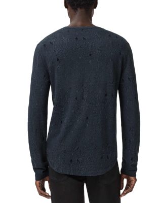 Vera Jacquard Textured Crewneck Sweater