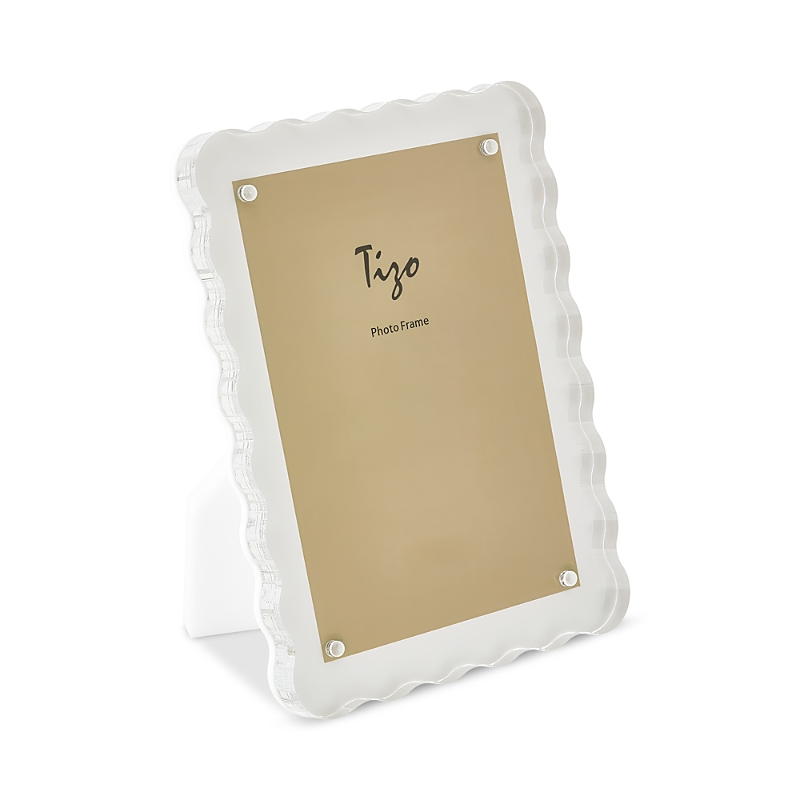 Tizo Lucite Wave Clear Frame, 8 X 10 In Transparent