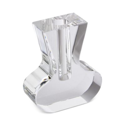 Crystal Glass Urn Vase, Mini Wide