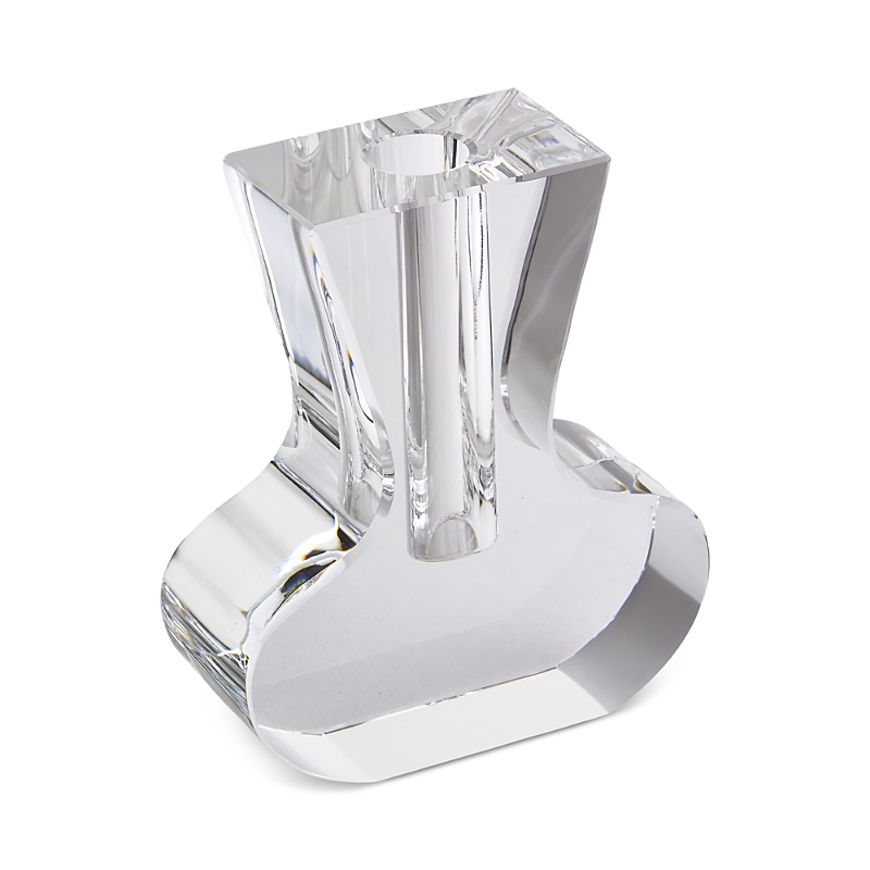 Tizo Crystal Glass Urn Vase, Mini Wide In Transparent