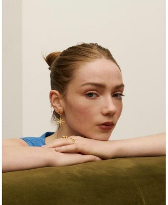 Moonstone Celestial Drop Earrings